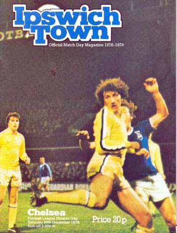 programme cover for Ipswich Town v Chelsea, Saturday, 30th Dec 1978