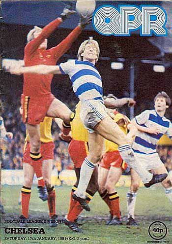 programme cover for Queens Park Rangers v Chelsea, Saturday, 17th Jan 1981