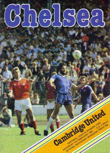 programme cover for Chelsea v Cambridge United, 7th Feb 1981