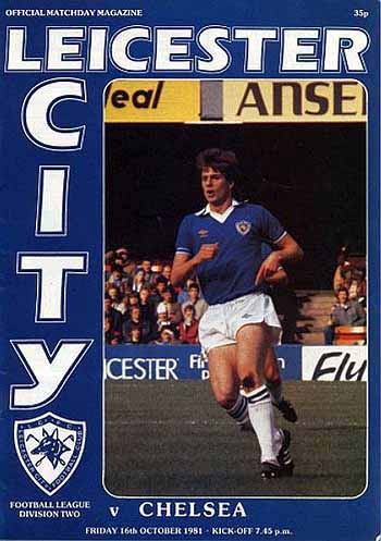 programme cover for Leicester City v Chelsea, 16th Oct 1981