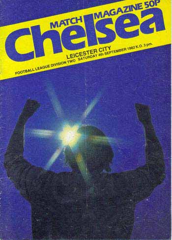 programme cover for Chelsea v Leicester City, Saturday, 4th Sep 1982