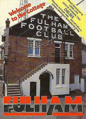 programme cover for Fulham v Chelsea, Saturday, 2nd Apr 1983