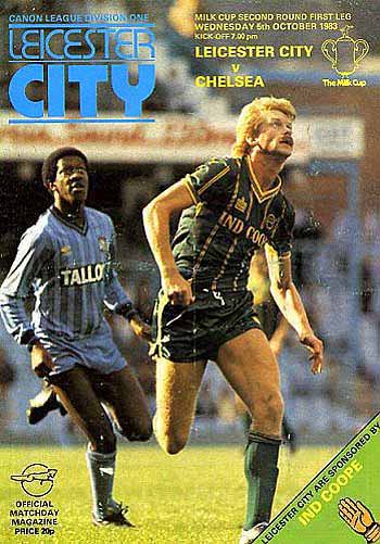 programme cover for Leicester City v Chelsea, 5th Oct 1983