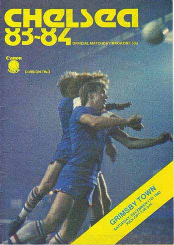 programme cover for Chelsea v Grimsby Town, 17th Dec 1983