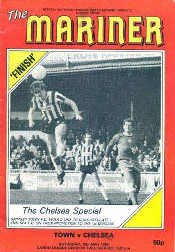 programme cover for Grimsby Town v Chelsea, Saturday, 12th May 1984