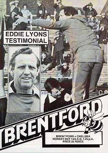 programme cover for Brentford v Chelsea, Monday, 14th May 1984