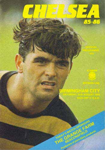 programme cover for Chelsea v Birmingham City, 24th Aug 1985