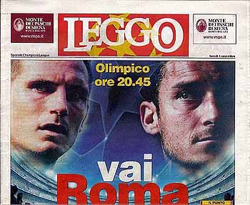 programme cover for Roma v Chelsea, Tuesday, 4th Nov 2008