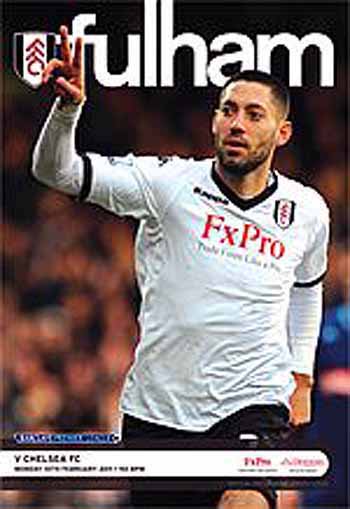 programme cover for Fulham v Chelsea, Monday, 14th Feb 2011