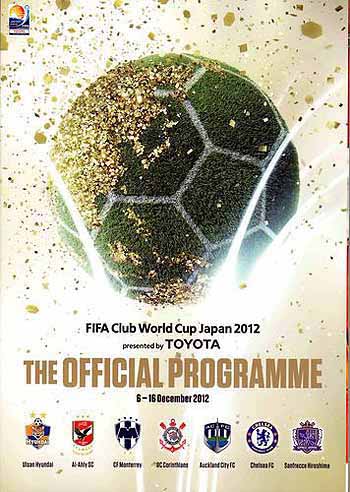 programme cover for Monterrey v Chelsea, Thursday, 13th Dec 2012