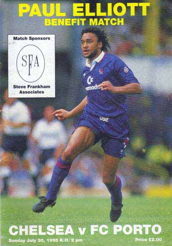 programme cover for Chelsea v Porto, 30th Jul 1995