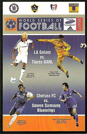programme cover for Suwon Samsung Bluewings v Chelsea, Tuesday, 17th Jul 2007
