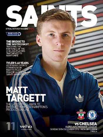 programme cover for Southampton v Chelsea, Sunday, 28th Dec 2014