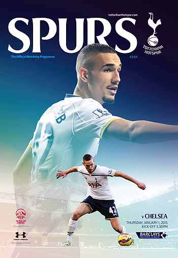 programme cover for Tottenham Hotspur v Chelsea, Thursday, 1st Jan 2015