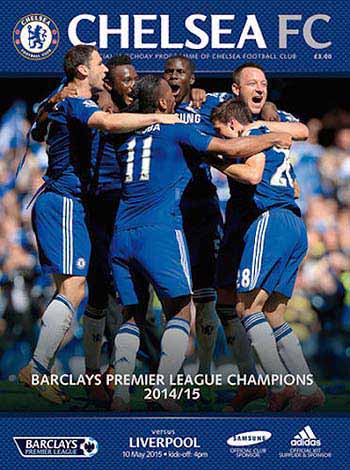 programme cover for Chelsea v Liverpool, Sunday, 10th May 2015