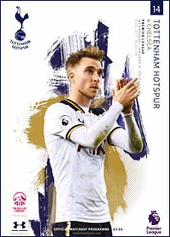 programme cover for Tottenham Hotspur v Chelsea, Wednesday, 4th Jan 2017