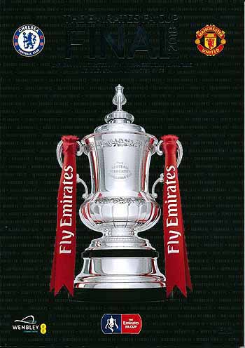 programme cover for Manchester United v Chelsea, Saturday, 19th May 2018