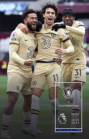 programme cover for Chelsea v Southampton, Saturday, 18th Feb 2023
